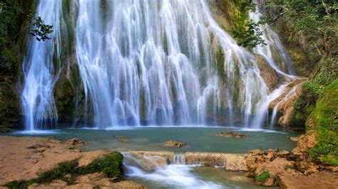 Wasserfall Salto El Limon Samana Dominikanische Republik