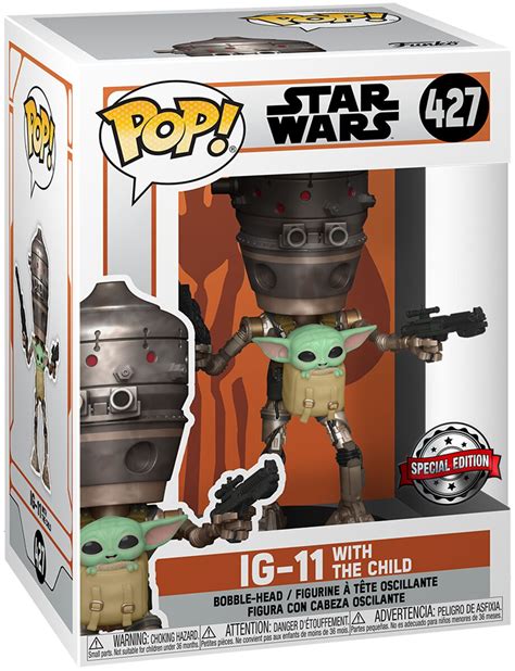 Funko Pop 427 Ig 11 With The Child Pop Star Wars Collectors Guide