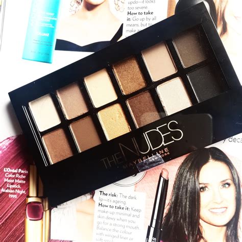 RIDZI MAKEUP Maybelline The Nudes Palette Review