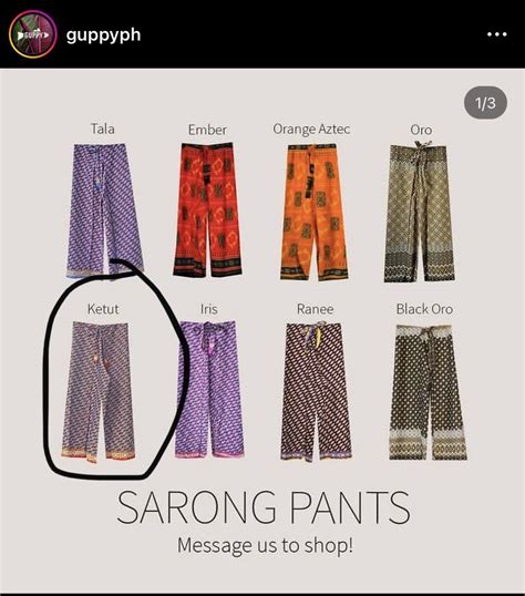 Sarong Pants Guppy Ph Womens Fashion Bottoms Other Bottoms On Carousell