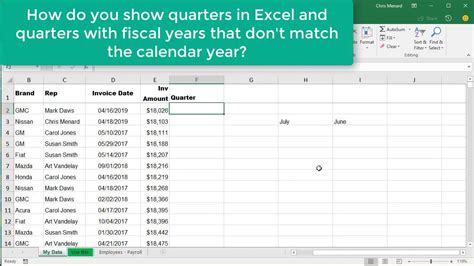 Fiscal Calendar Quarters