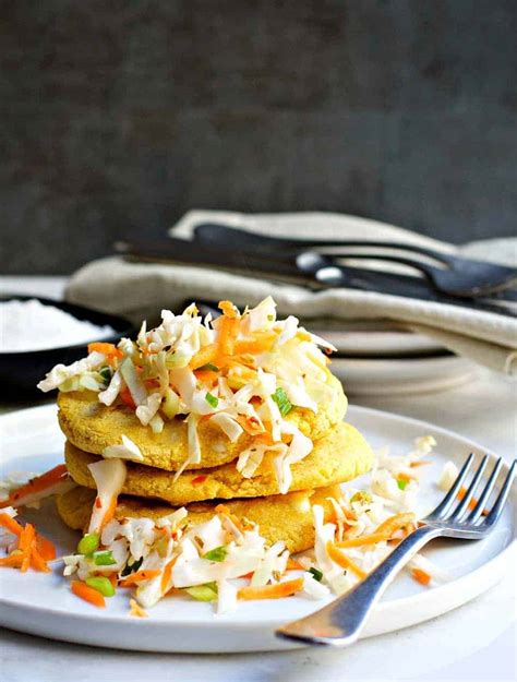 Pour the boiling water over the vegetables and toss. Pupusas Recipe with Step by Step Video - Pinch and Swirl