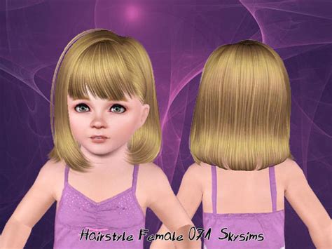 The Sims Resource Skysims Hair Toddler 071