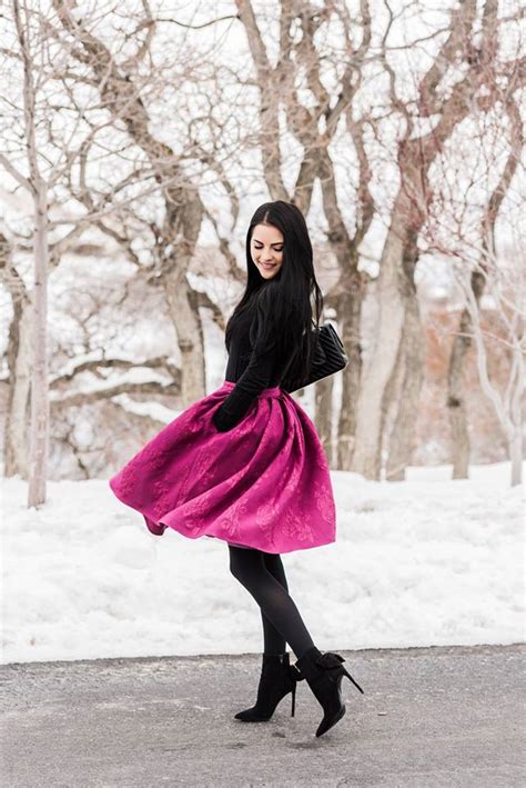 Ideas How To Style A Midi Skirt For Winter Style Motivation