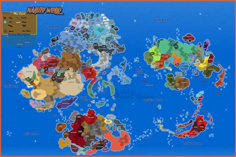 Naruto World Complete Map 2020 By Michael Madlock On