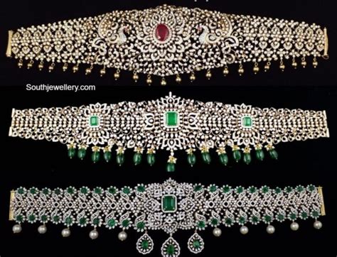Bridal Diamond Vaddanam Designs Photo South Indian Jewellery Indian