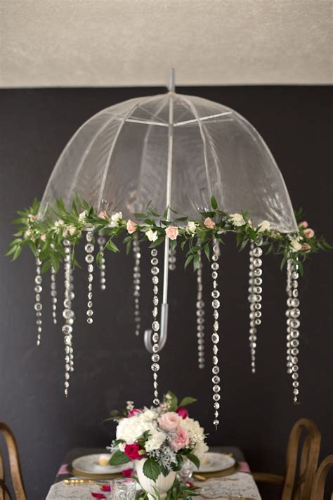 Add a pretty pop of color to your pictures with this floral umbrella. French Country Bridal Shower Inspiration | Garden bridal ...