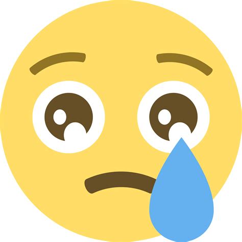 Emoji Crying Face Png Transparent Png Free Png Download