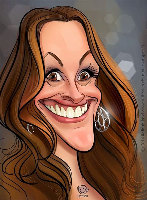 Julia Roberts Celebrity Caricatures Funny Caricatures Caricature My Xxx Hot Girl
