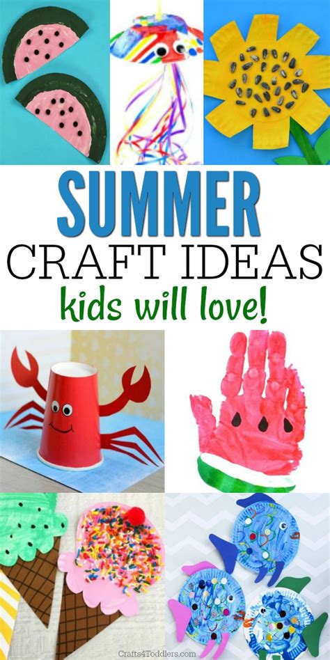 20 Summer Crafts For Toddlers Crafts 4 Toddlers