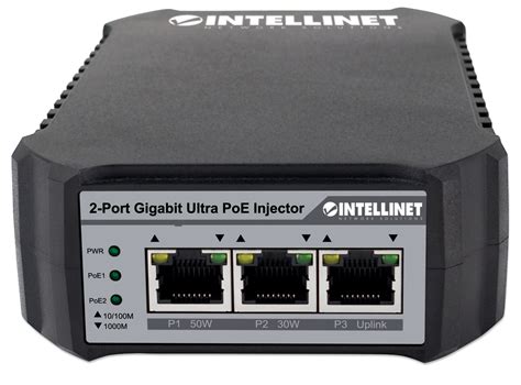 Intellinet 2 Port Gigabit Ultra Poe Injector 561488