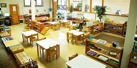 Open Shelving Neutral Colors Montessori Classroom Classroom Setup