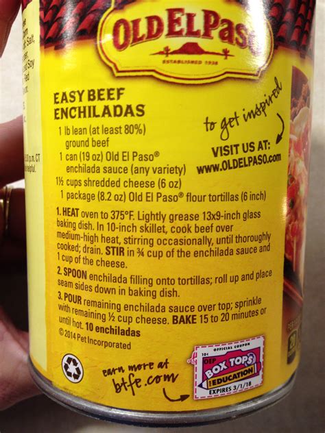 Dash can't believe it's not butter spray 8 oz fat free cream cheese old el paso green chiles (4.5 oz. Old El Paso Enchilada Recipe Cream Cheese | Deporecipe.co