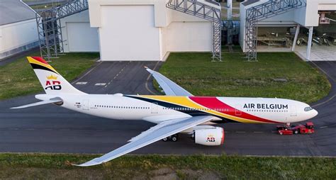 Air Belgiums First A330neo Emerges In Carriers Colours News