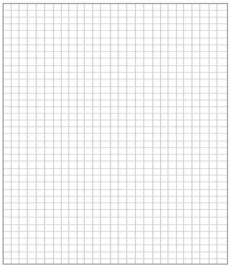 Blank Printable Graph Paper