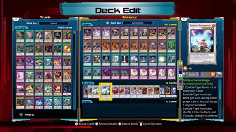 May 21, 2019 · legacy of the duelist. Yu-Gi-Oh! Legacy of The Duelist 1.01 - Shiranui Zombie Deck Profile & Recipe - YouTube