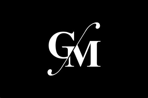 Gm Monogram Logo Design By Vectorseller