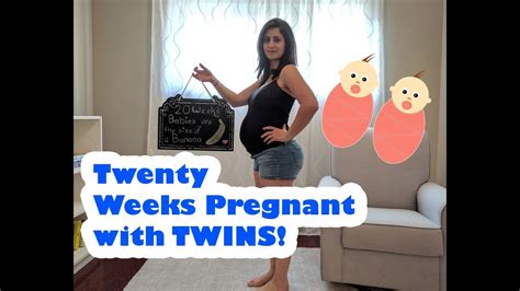 Pregnant With Twins At 20 Weeks Updates And Belly Shot Youtube