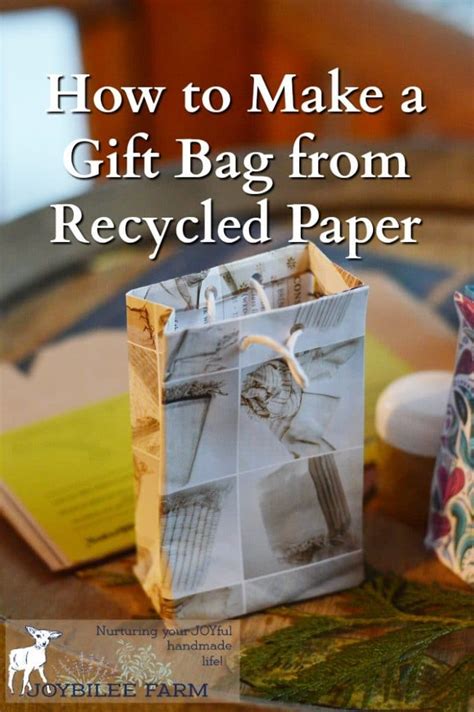 How To Make A T Bag From Beautiful Recycled Papers