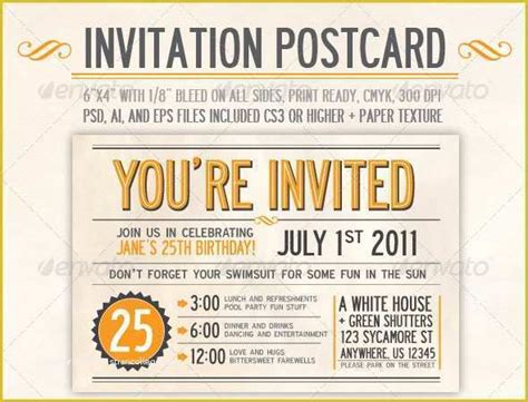 Avery Invitation Templates Free Of 6 Best Of Avery Postcard Templates