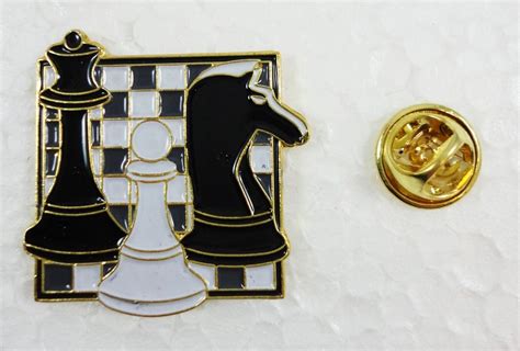 Enamel Chess Pin