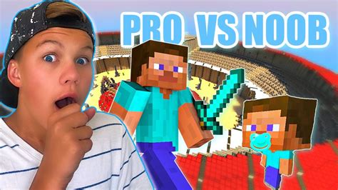 Pro Vs Noob Minecraft Battle Youtube