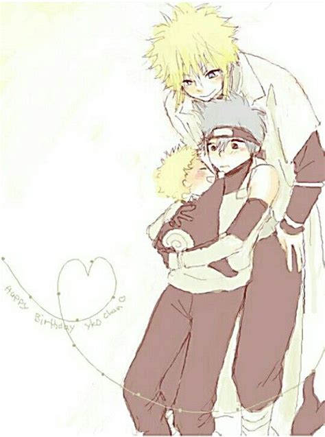 Minato Kakashi And Baby Naruto