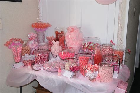 Baby Shower Pink Candy Bar Pink Candy Bar Pink Baby Shower Bridal