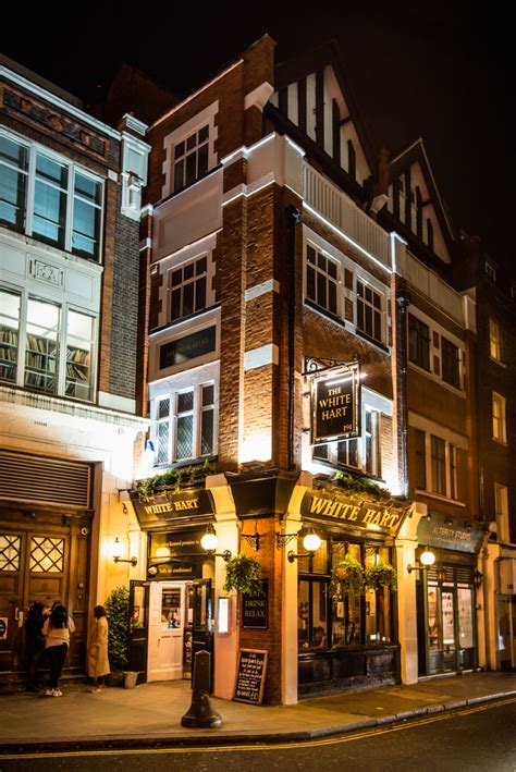 The White Hart Pub In Covent Garden Food And Drink Central London