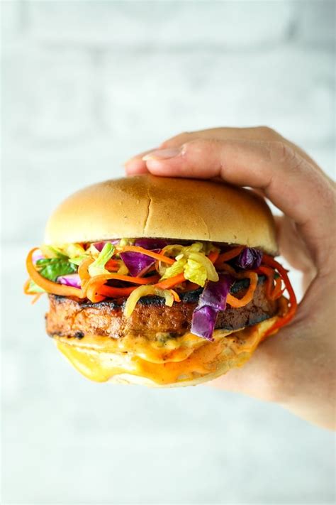 Sweet And Spicy Tofu Burgers From The Fitchen
