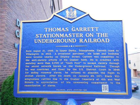 Thomas Garrett Underground Railroad Historic Marker Flickr