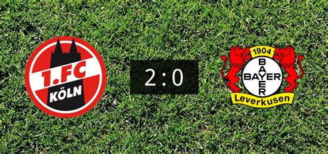 In leverkusen mündet die wupper in den rhein. Köln gewinnt zu Hause 2:0 gegen Leverkusen | fussball-news.de