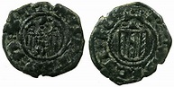 ITALY.SICILY.Martin I AD 1402-1409.AE.Denaro.Mint of MESSINA.