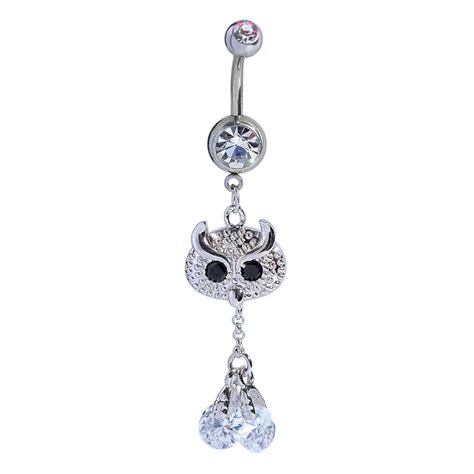 Cute Owl Navel Piercing Navel Ring Navelpiercing Body Jewelry Septum