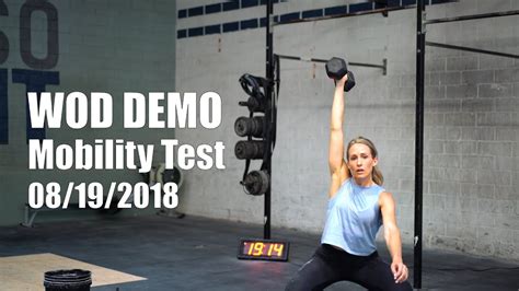 Wod Demo Mobility Test Paradiso Crossfit Youtube