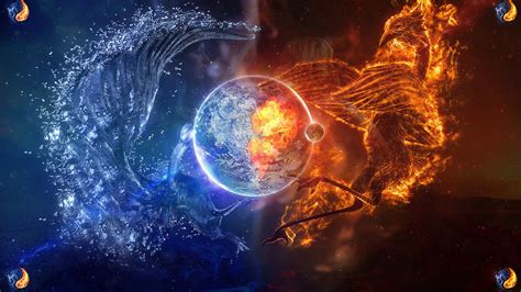 Fire And Ice By Dj1001 On Deviantart Fire And Ice Fire And Ice
