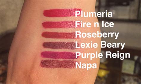 New Colors In Stock LipSense Colors Plumeria Fire N Ice Roseberry
