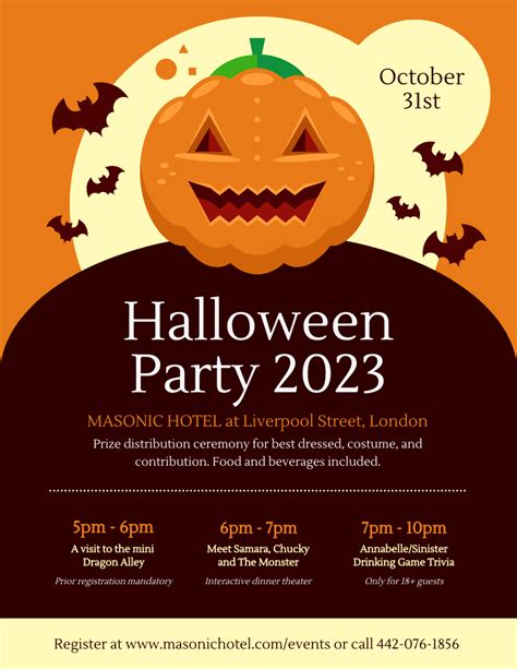 Halloween Costume Party Flyer Templates