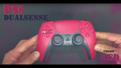 Ps5 Sony Dualsense Cosmic Red Wireless Controller Unboxing