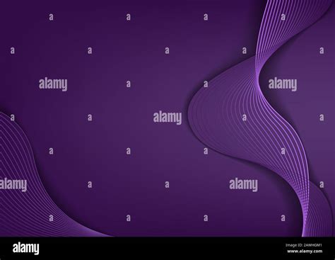 Abstract Background With Elegant Purple Lines Stock Vector Image And Art