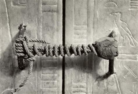 The Unbroken Seal On King Tutankhamuns Tomb In 1922 Which Stayed