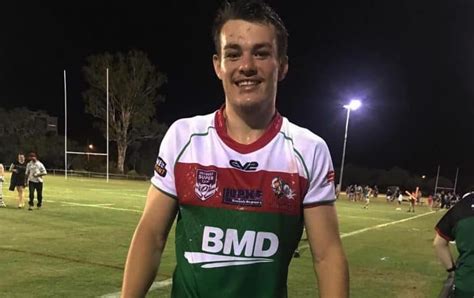 Lachlan Perry Makes His Intrust Super Cup Debut Wynnum Manly Seagulls