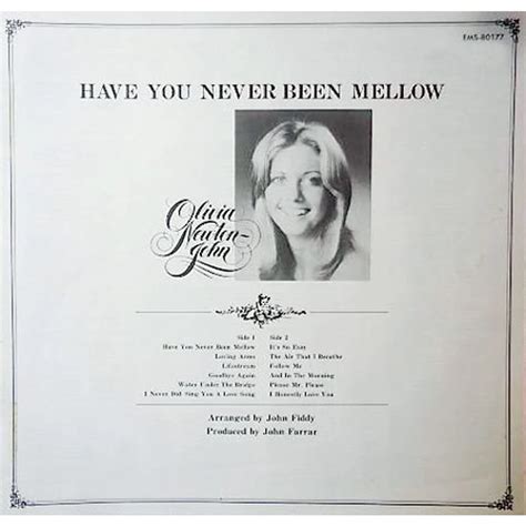 Olivia Newton John Have You Never Been Mellow Vinyl Lp 1975 Jp