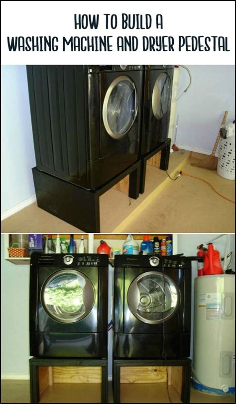 Upgrading your washing machine and dryer. DIY Washing Machine and Dryer Pedestal | Diy bathroom ...