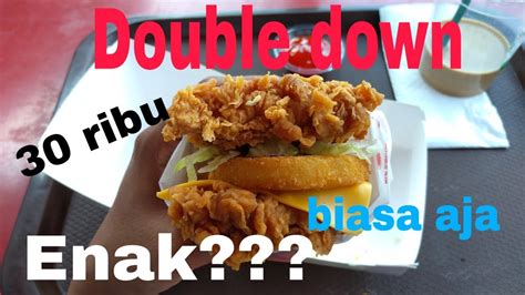 36.364 anda sudah bisa menikmati menu kfc 2019 baru ini. REVIEW DOUBLE DOWN KFC | MENU BARU | MAKANAN HITS - YouTube