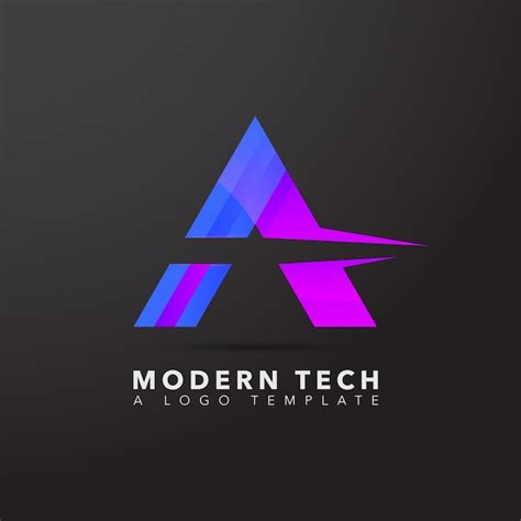 Premium Vector Modern Tech Logo Template