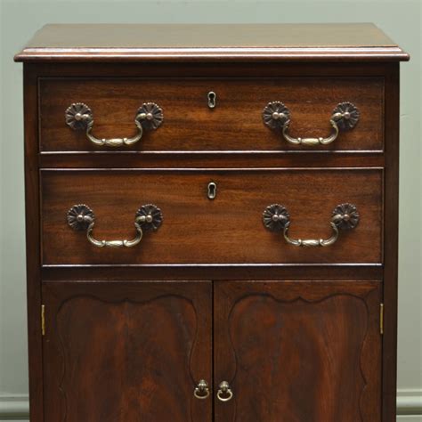 Small Mahogany Edwardian Antique Cabinet 423162 Uk
