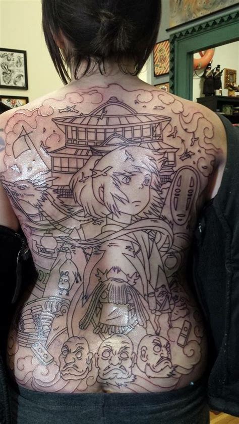 The Detail In This Spirited Away Tattoo Is Incredible