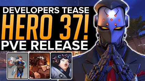overwatch 2 devs tease new hero 37 pve release news youtube