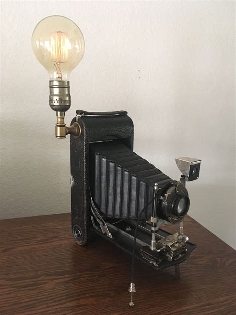 Pin By Reilluminated Llc On Vintage Camera Touch Lamps Camera Lamp